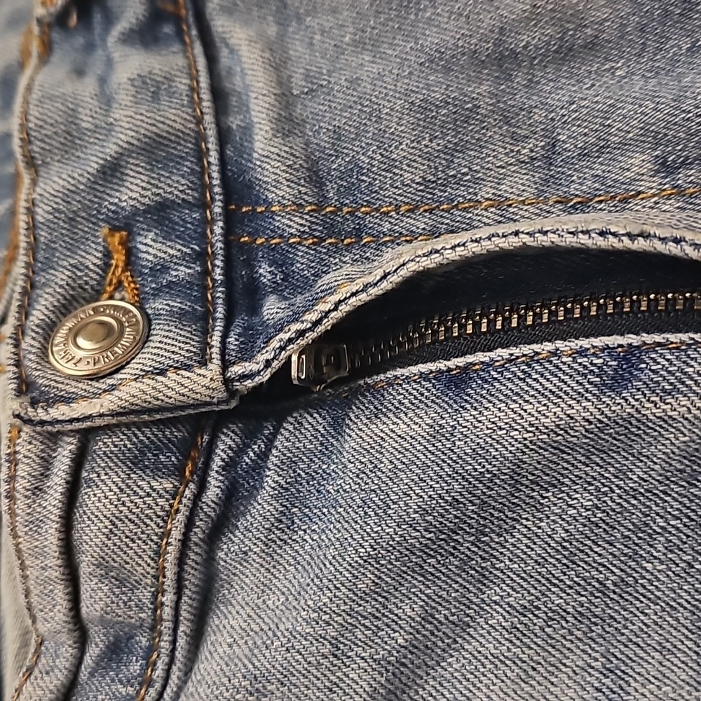 ⚜️2 Pair Of Zara Women's Distressed Blue Jeans Set - Picture 5 of 8